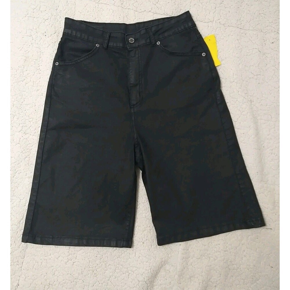 Souvenir Grunge  Zip Up Shorts Y2K Small Black